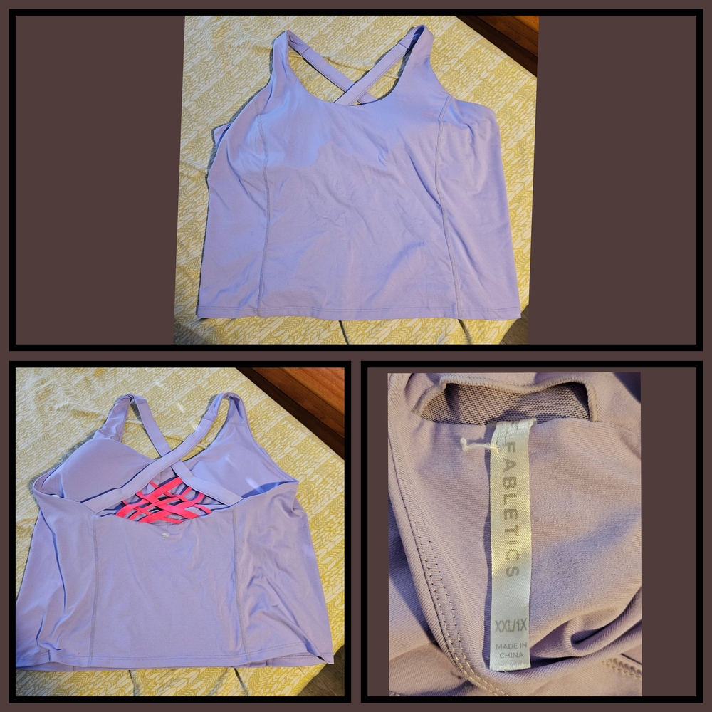 Fabletics Light Purple Active Tank